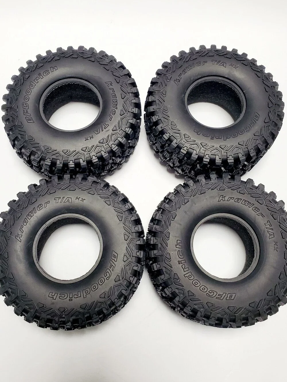 4PC Austar 1.9 Rock Crawler Tires AX-20205 BFGoodrich Style with Foam- New